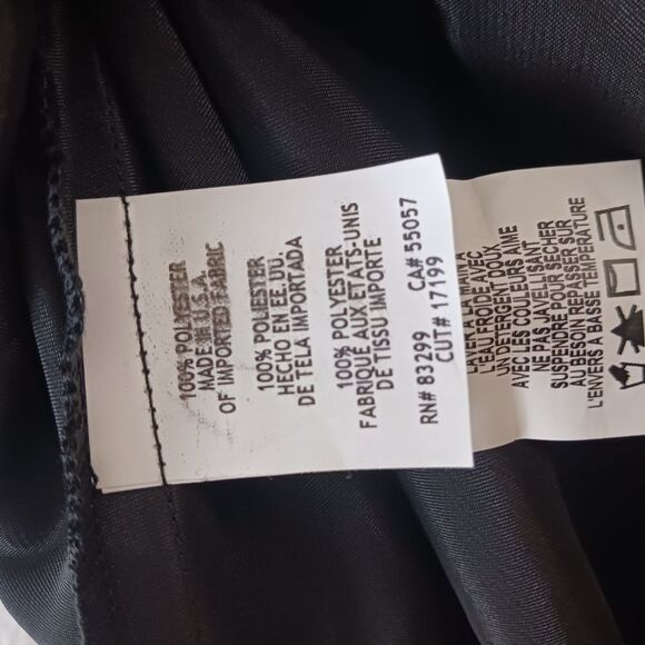 Bebe Black Satin Cowl Neck Slip Midi Dress size XS - Picture 7 of 7